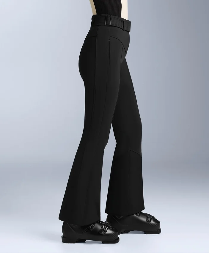 Pantalon de ski stretch évasé à taille haute et résistant à l’eau Pantalon de ski stretch évasé à taille haute et résistant à l’eau