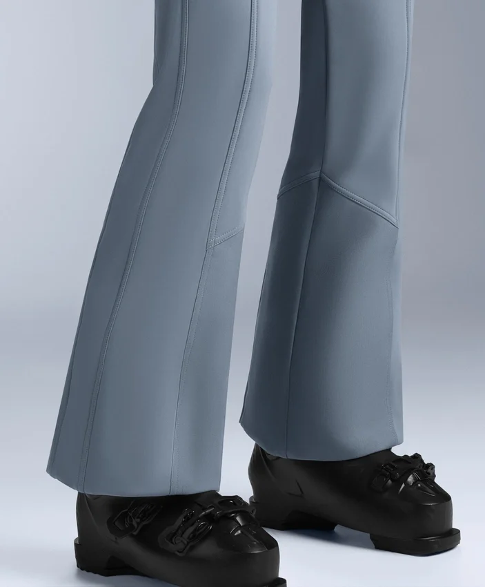 Pantalon de ski stretch évasé à taille haute et résistant à l’eau Pantalon de ski stretch évasé à taille haute et résistant à l’eau