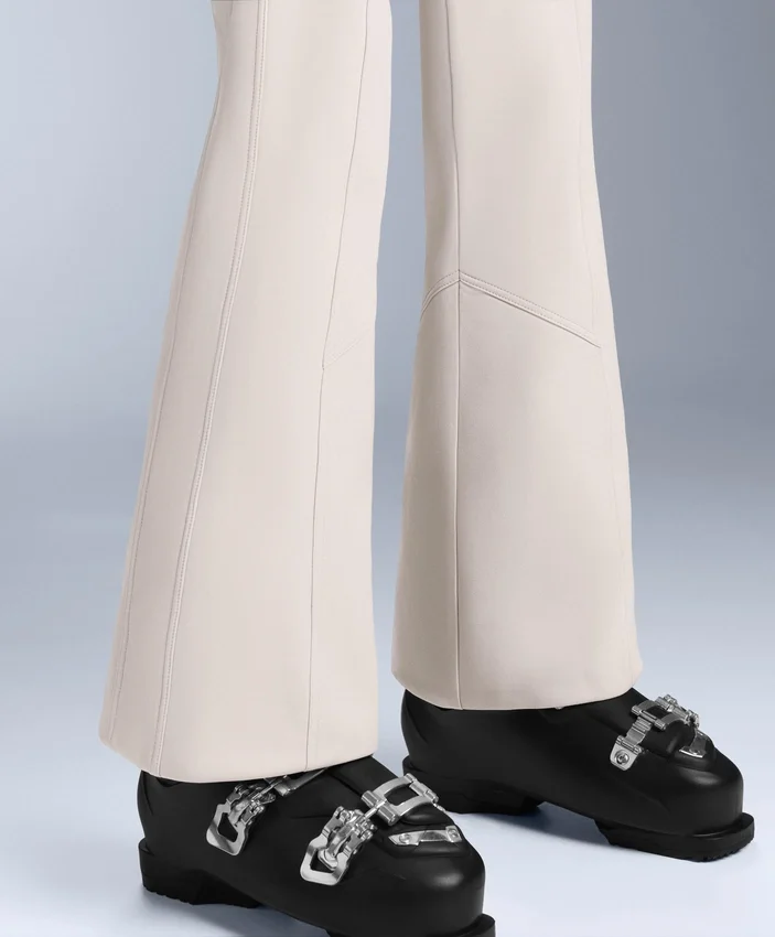 Pantalon de ski stretch évasé à taille haute et résistant à l’eau Pantalon de ski stretch évasé à taille haute et résistant à l’eau