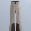 Pantalon de ski stretch évasé à taille haute, imprimé et résistant à l’eau Pantalon de ski stretch évasé à taille haute, imprimé et résistant à l’eau