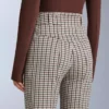Pantalon de ski stretch évasé à taille haute, imprimé et résistant à l’eau Pantalon de ski stretch évasé à taille haute, imprimé et résistant à l’eau