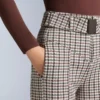 Pantalon de ski stretch évasé à taille haute, imprimé et résistant à l’eau Pantalon de ski stretch évasé à taille haute, imprimé et résistant à l’eau