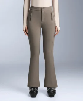 Pantalon de ski évasé extensible et imperméable