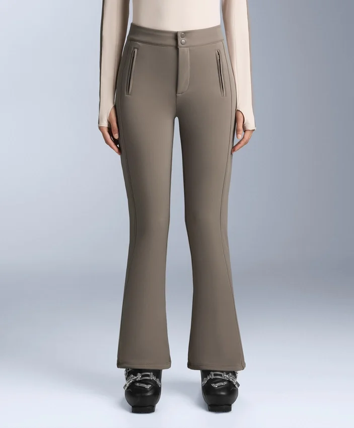Pantalon de ski évasé extensible et imperméable Pantalon de ski évasé extensible et imperméable
