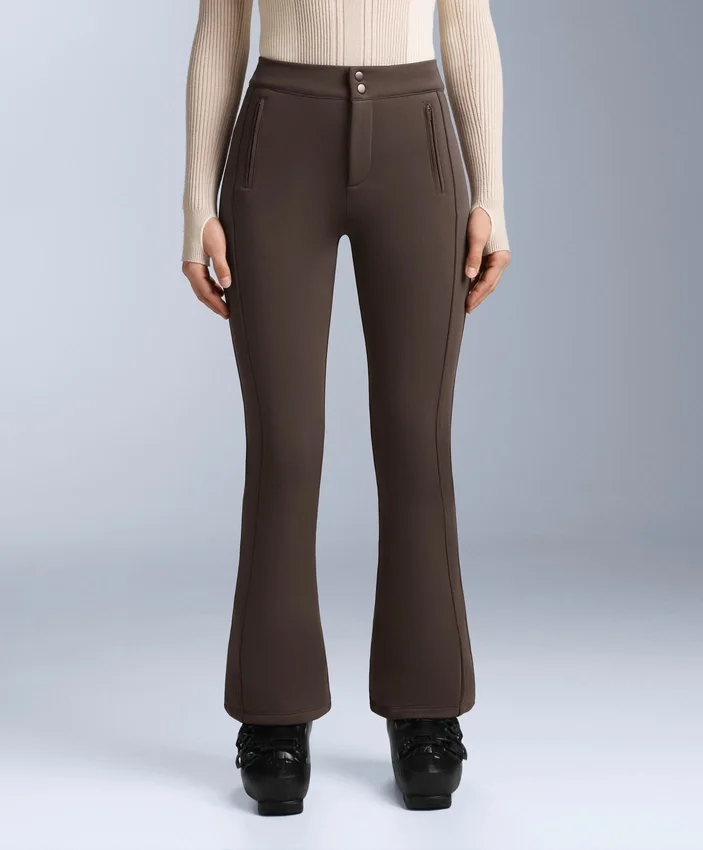 Pantalon de ski évasé extensible et imperméable Pantalon de ski évasé extensible et imperméable