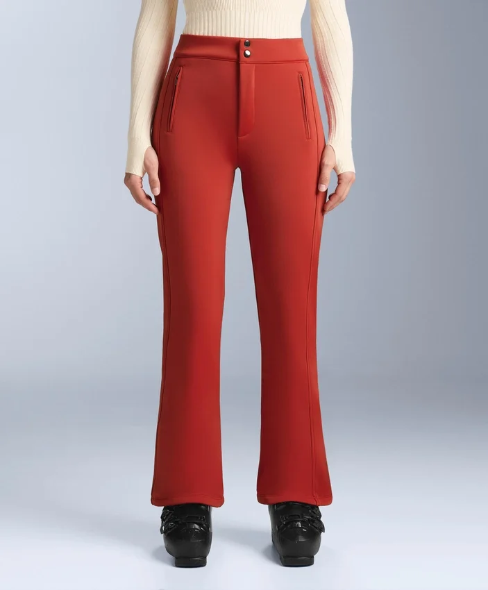 Pantalon de ski évasé extensible et imperméable Pantalon de ski évasé extensible et imperméable