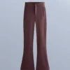 Pantalon de ski évasé extensible et imperméable