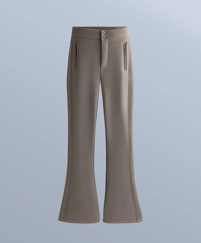Pantalon de ski évasé extensible et imperméable Pantalon de ski évasé extensible et imperméable