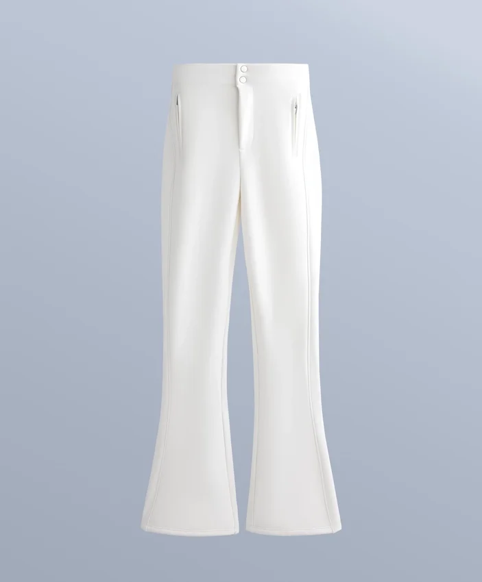 Pantalon de ski évasé extensible et imperméable Pantalon de ski évasé extensible et imperméable