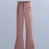 Pantalon de ski évasé extensible et imperméable Pantalon de ski évasé extensible et imperméable