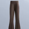 Pantalon de ski évasé extensible et imperméable Pantalon de ski évasé extensible et imperméable