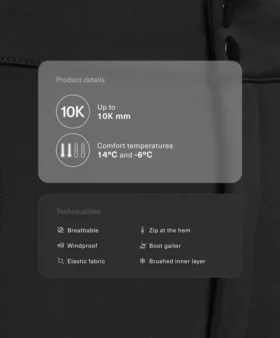 Pantalon de ski évasé extensible et imperméable