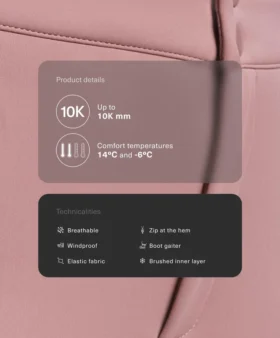 Pantalon de ski évasé extensible et imperméable