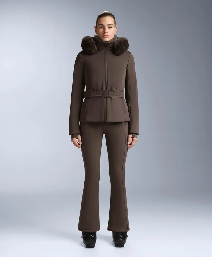 Pantalon de ski évasé extensible et imperméable Pantalon de ski évasé extensible et imperméable