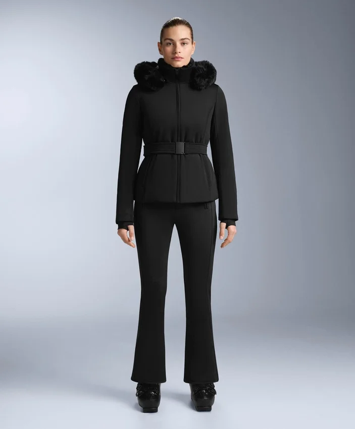 Pantalon de ski évasé extensible et imperméable Pantalon de ski évasé extensible et imperméable