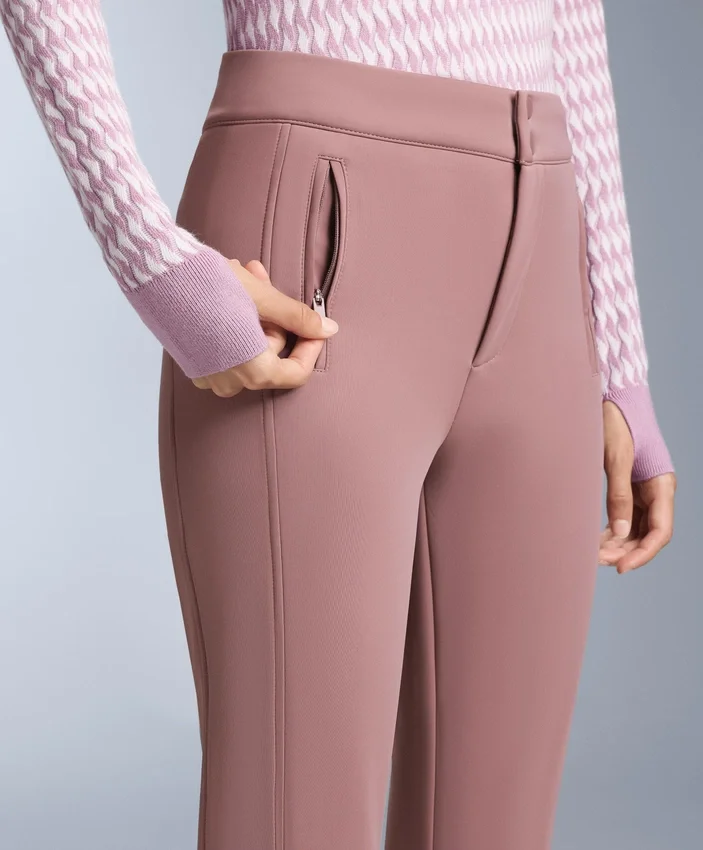 Pantalon de ski évasé extensible et imperméable Pantalon de ski évasé extensible et imperméable