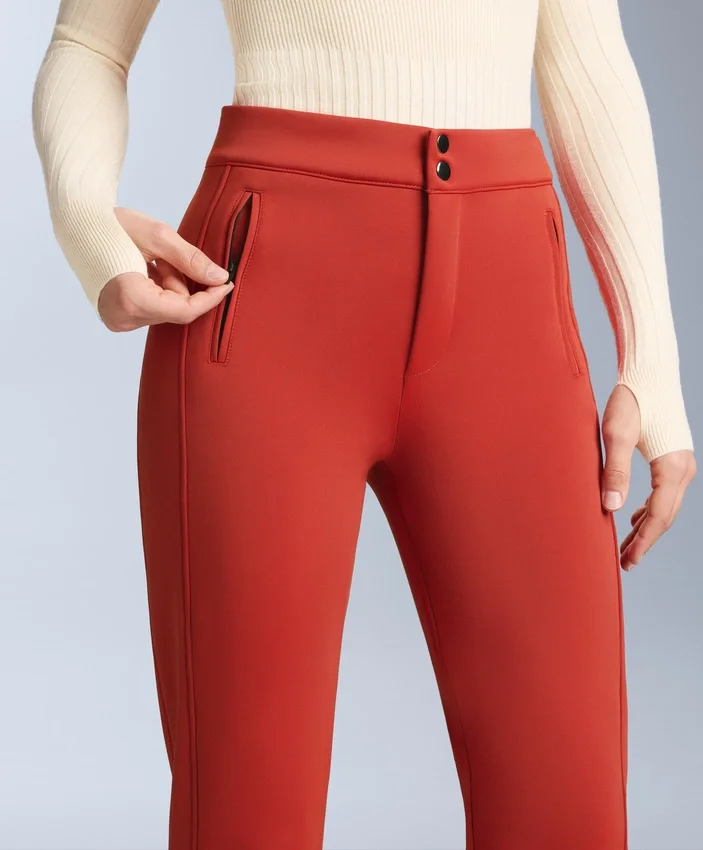 Pantalon de ski évasé extensible et imperméable Pantalon de ski évasé extensible et imperméable
