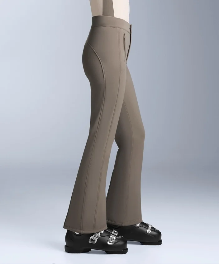 Pantalon de ski évasé extensible et imperméable Pantalon de ski évasé extensible et imperméable