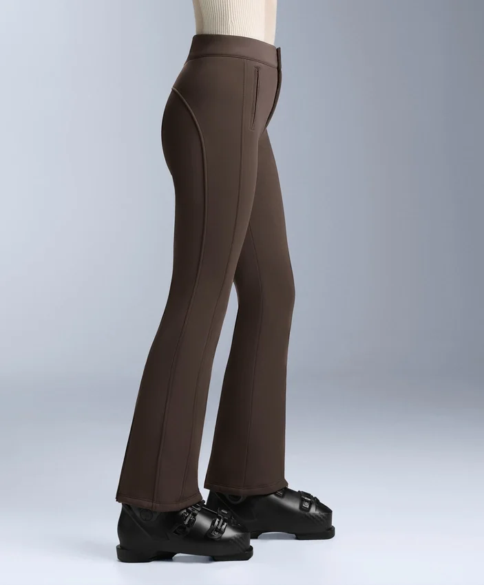 Pantalon de ski évasé extensible et imperméable Pantalon de ski évasé extensible et imperméable