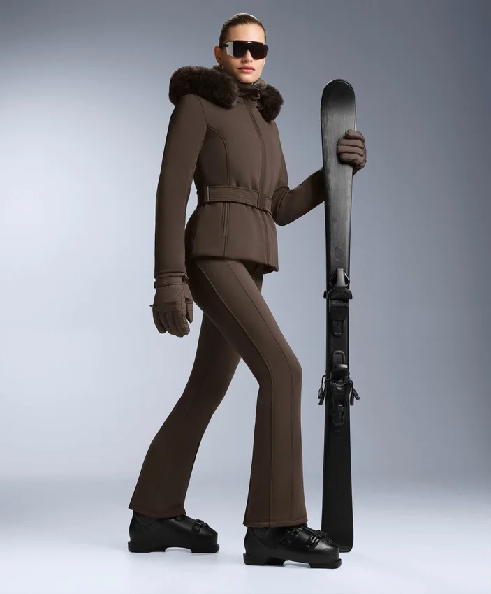 Pantalon de ski évasé extensible et imperméable Pantalon de ski évasé extensible et imperméable