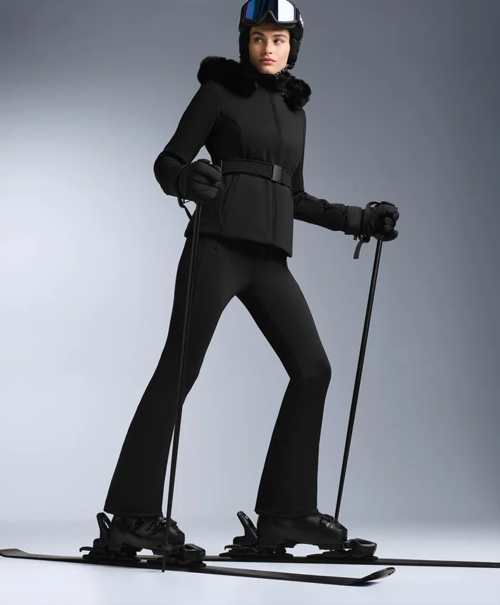 Pantalon de ski évasé extensible et imperméable Pantalon de ski évasé extensible et imperméable