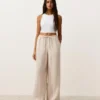 Pantalon droit 100 % lin Pantalon droit 100 % lin
