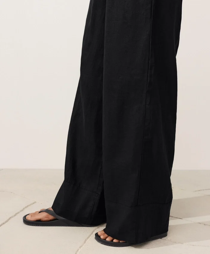 Pantalon droit 100 % lin Pantalon droit 100 % lin