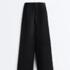 Pantalon droit 100 % lin Pantalon droit 100 % lin