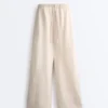 Pantalon droit 100 % lin Pantalon droit 100 % lin
