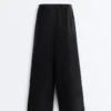 Pantalon droit 100 % lin Pantalon droit 100 % lin
