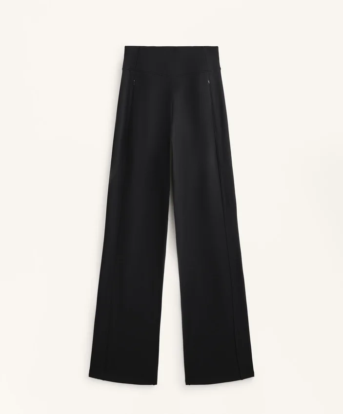 Pantalon droit chaud à taille haute Pantalon droit chaud à taille haute