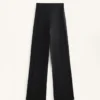 Pantalon droit chaud à taille haute Pantalon droit chaud à taille haute