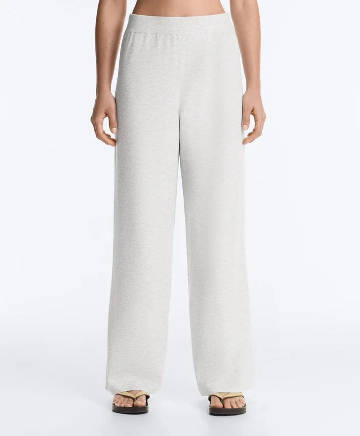 Pantalon droit en maille Pantalon droit en maille