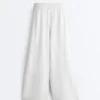 Pantalon droit en maille Pantalon droit en maille