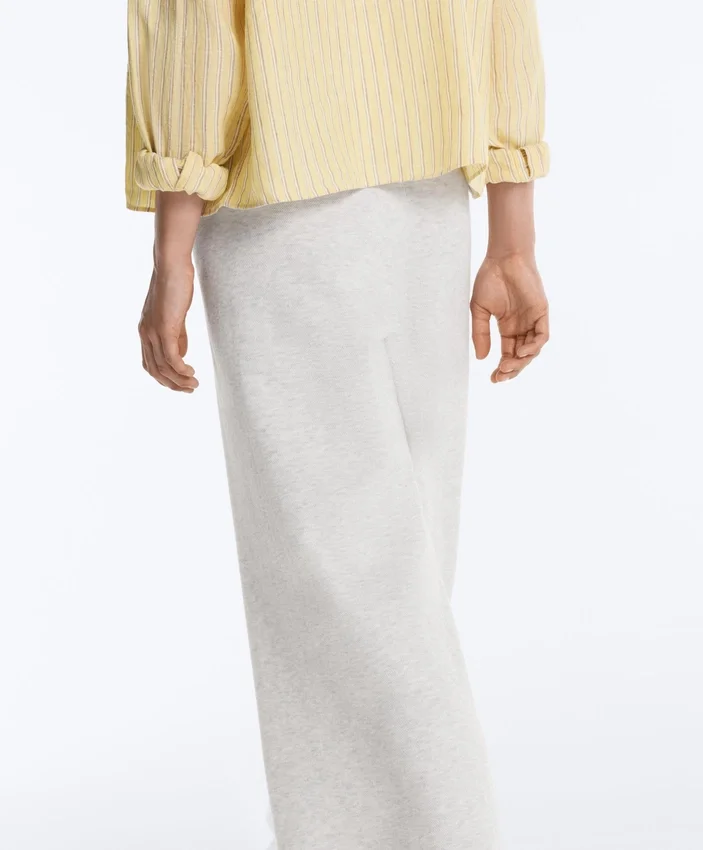 Pantalon droit en maille Pantalon droit en maille