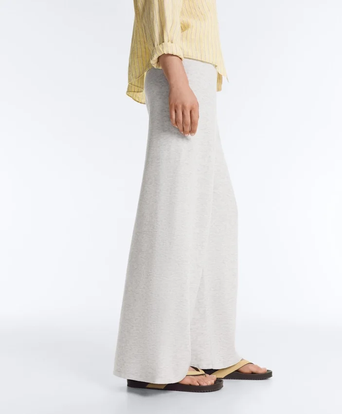 Pantalon droit en maille Pantalon droit en maille