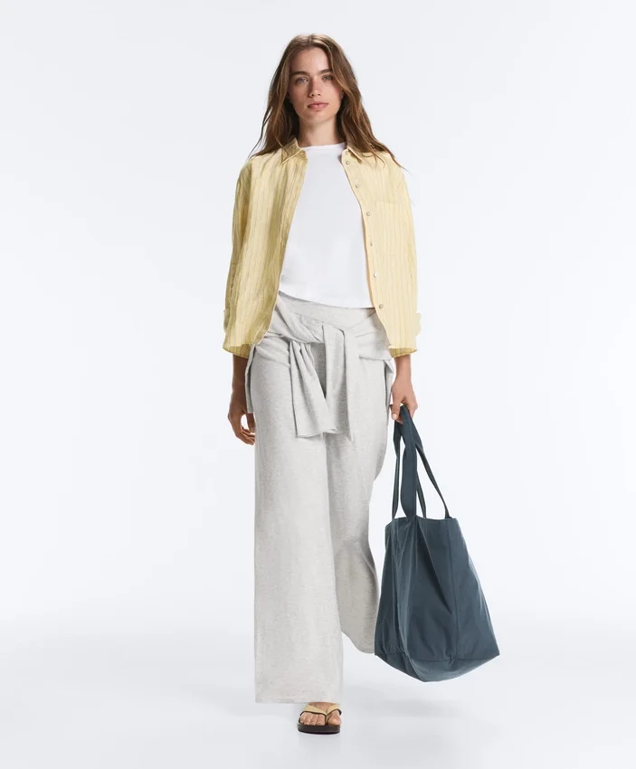 Pantalon droit en maille Pantalon droit en maille