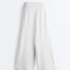 Pantalon droit en maille Pantalon droit en maille