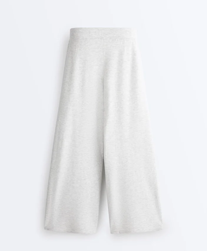 Pantalon droit en maille Pantalon droit en maille