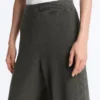 Pantalon droit en maille côtelée Pantalon droit en maille côtelée
