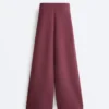 Pantalon droit en mélange de coton Pantalon droit en mélange de coton