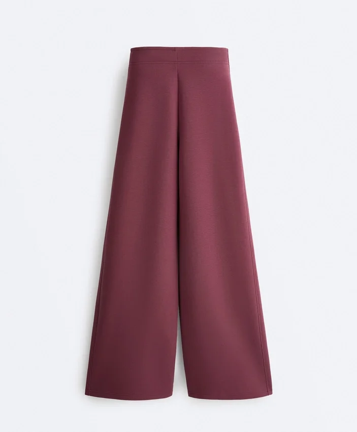 Pantalon droit en mélange de coton Pantalon droit en mélange de coton
