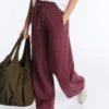 Pantalon droit en mélange de coton Pantalon droit en mélange de coton