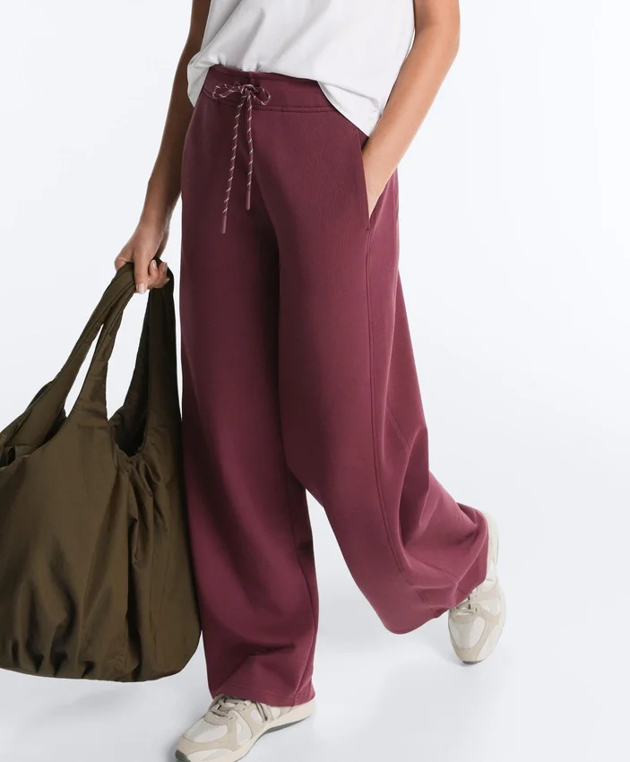 Pantalon droit en mélange de coton Pantalon droit en mélange de coton