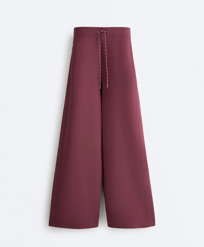 Pantalon droit en mélange de coton Pantalon droit en mélange de coton