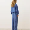 Pantalon droit en mélange de lyocell et 24 % de lin Pantalon droit en mélange de lyocell et 24 % de lin