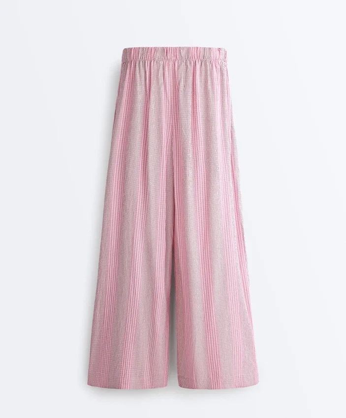 Pantalon droit à rayures Pantalon droit à rayures