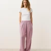 Pantalon droit à rayures Pantalon droit à rayures