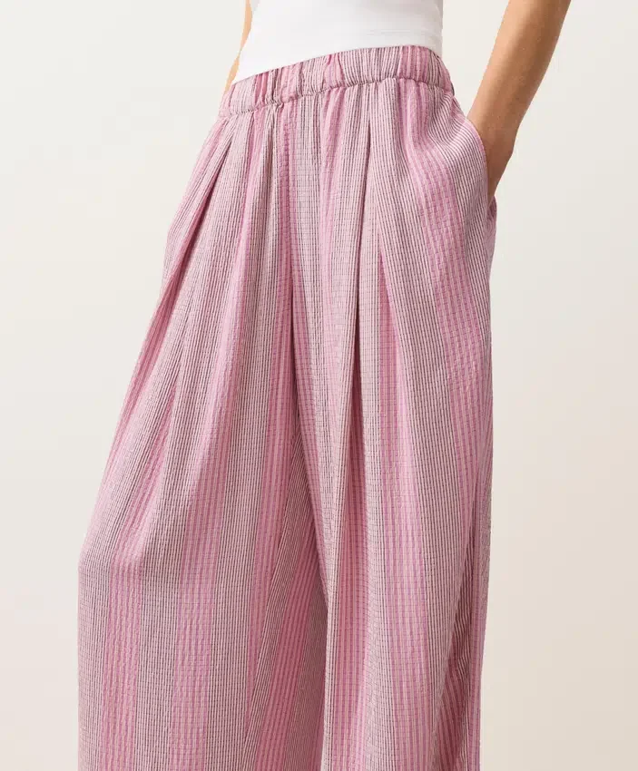 Pantalon droit à rayures Pantalon droit à rayures
