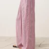 Pantalon droit à rayures Pantalon droit à rayures